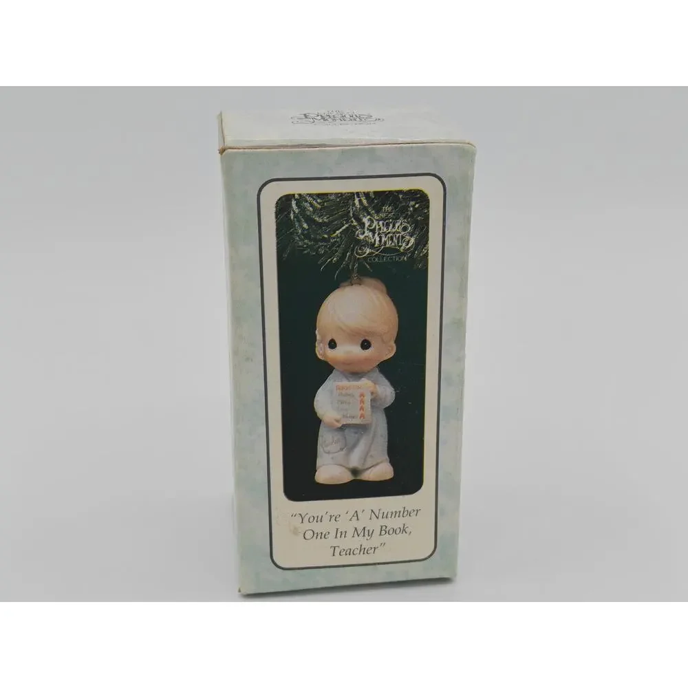Precious Moments 150142 Youre A Number One In My Book Teacher Enesco 1995